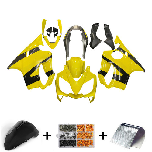 2004-2007 Honda CBR 600 F4i Amotopart Fairings Yellow & Black CBR Racing Customs Fairing