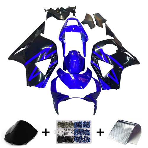 2002-2003 Honda CBR954 RR Amotopart Fairings Blue & Black RR Racing Customs Fairing