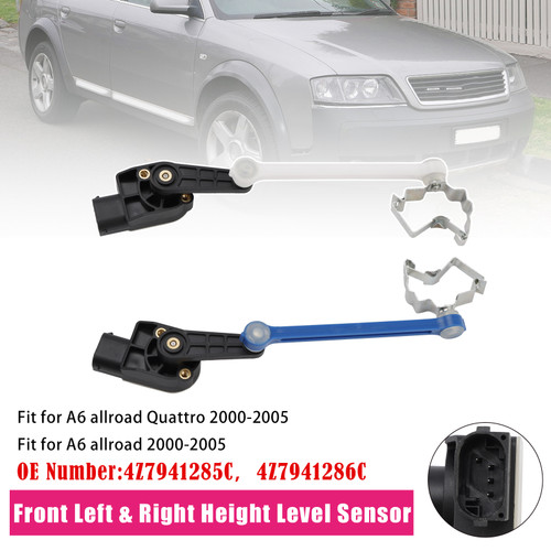 2000-2005 Audi A6 allroad Front Left+Right Height Level Sensor 4Z7941286C Generic