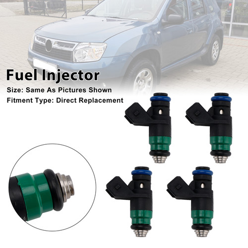 2010-2018 Dacia Duster 1.6 4Pcs Fuel Injector 8200132254 Generic