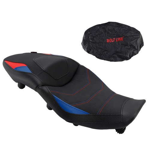 2024-2025 BMW M1000XR Rider Passenger Seat Front Rear Cushion -20mm Blue Generic