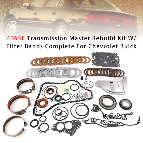 1997+ Chevrolet Buick Transmission Master Rebuild Kit W/ Filter Bands Complete 4T65E Generic
