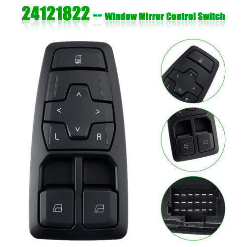 2018-2024 Volvo VNL GEN 3 VNR Window and Mirror Control Switch 24121822 242017700 24533442 Generic