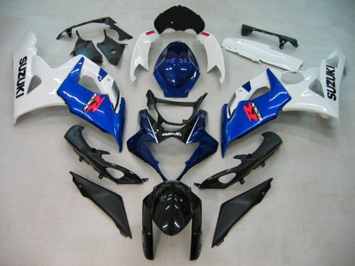 Fairings Suzuki GSXR 1000 White & Blue GSXR Racing  (2005-2006)