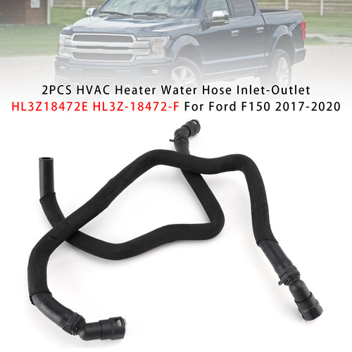 2017-2020 Ford F150 2PCS HVAC Heater Water Hose Inlet-Outlet HL3Z18472E HL3Z-18472-F Generic