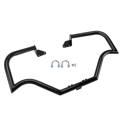 2006-2017 Wide Glide FXDWG Engine Guard Crash Bar Frame Protector Bumper Black Generic