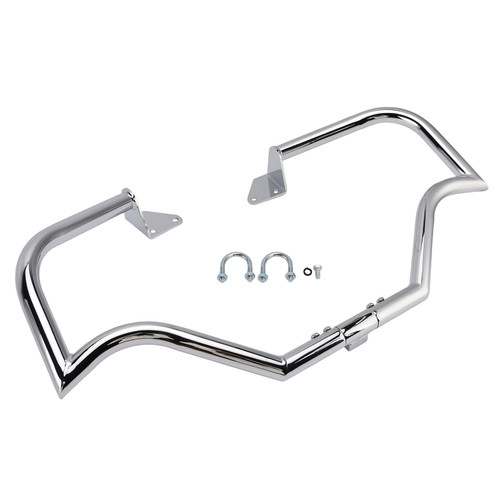 2006-2017 Fat Bob FXDF Engine Guard Crash Bar Frame Protector Bumper Chrome Generic