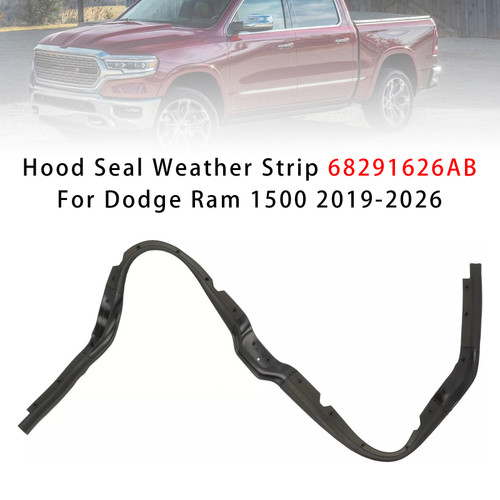 2019-2026 Dodge Ram 1500 Hood Seal Weather Strip 68291626AB Generic