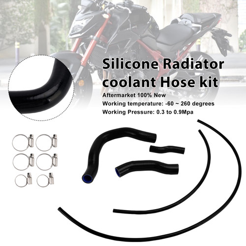 2023-2025 Honda CB750 Hornet Silicone Radiator coolant Hose kit Black Generic