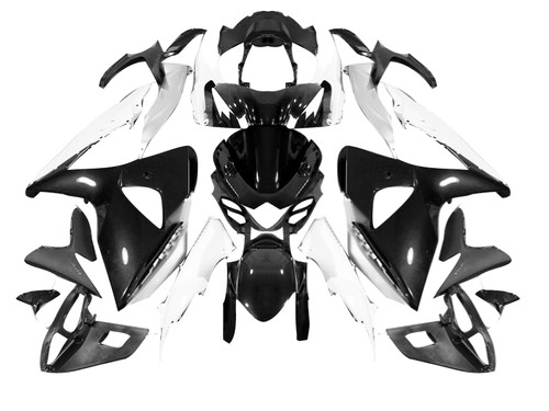 Fairings Suzuki GSXR 1000 Black & White GSXR Racing  (2009-2016) Fairings Suzuki GSXR 1000 Black & White GSXR Racing  (2009-2016)