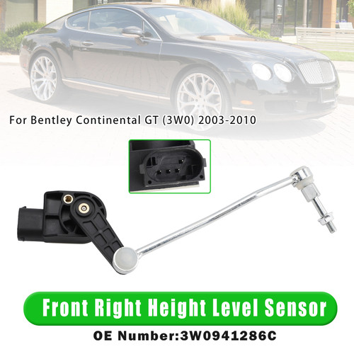 2003-2010 Bentley Continental GT (3W0) Front Right Height Level Sensor 3W0941286C Generic