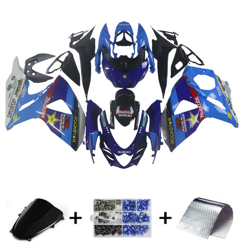 Fairings Suzuki GSXR 1000 Blue Rockstar Racing  (2009-2016) Fairings Suzuki GSXR 1000 Blue Rockstar Racing  (2009-2016)