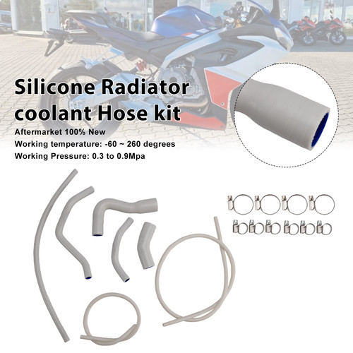 2021-2025 Aprilia RS 660 Silicone Radiator coolant Hose kit White Generic