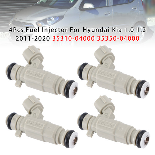 2013-2022 KIA Picanto TA 4Pcs Fuel Injector 35350-04000 35310-04000 Generic