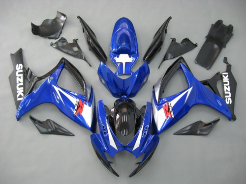 Fairings Suzuki GSXR 600 750 Blue & Black GSXR Racing  (2006-2007)