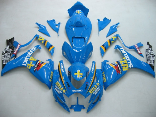 Fairings Suzuki GSXR 600 750 Blue Rizla Racing  (2006-2007)