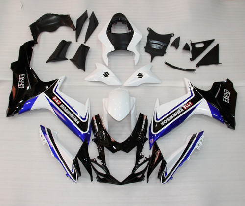 Fairings Plastics Suzuki GSXR600 GSXR750 K11 Black Blue White (2011-2014) Fairings Plastics Suzuki GSXR600 GSXR750 K11 Black Blue White (2011-2014)