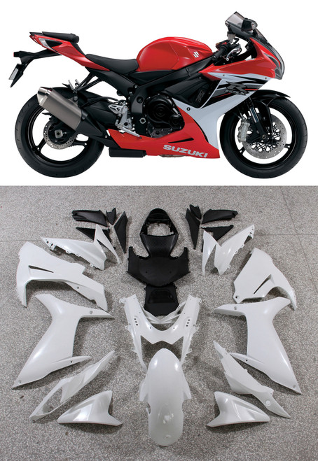 Fairings Plastics Suzuki GSXR600 GSXR750 K11 Red White GSXR (2011-2014)