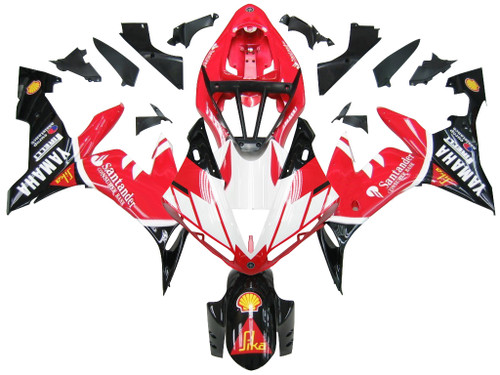 Fairings Yamaha YZF-R1 Red Black Santander  Racing (2004-2006) Fairings Yamaha YZF-R1 Red Black Santander  Racing (2004-2006)