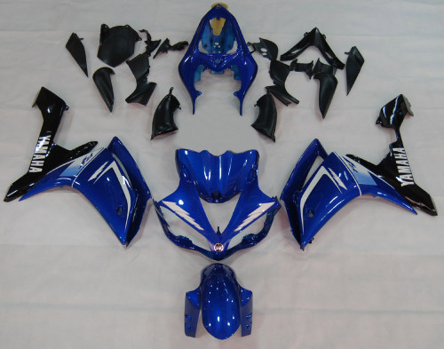 Fairings Yamaha YZF-R1 Blue Black R1 Racing (2007-2008)