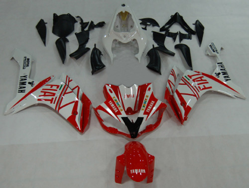 Fairings Yamaha YZF-R1 Red White FIAT R1 Racing (2007-2008) Fairings Yamaha YZF-R1 Red White FIAT R1 Racing (2007-2008)