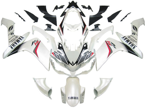 Fairings Yamaha YZF-R1 White Carbon Look R1 Racing (2007-2008) Fairings Yamaha YZF-R1 White Carbon Look R1 Racing (2007-2008)
