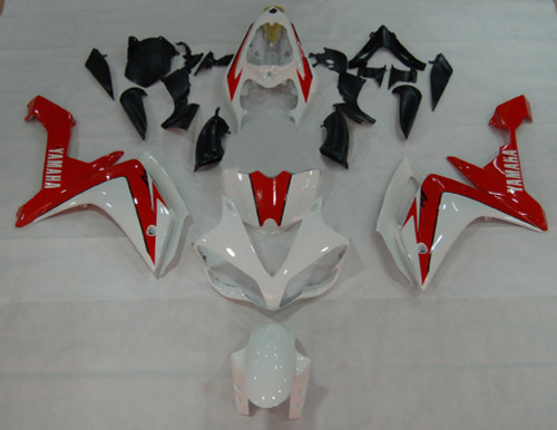 Fairings Yamaha YZF-R1 White & Red R1 Racing (2007-2008) Fairings Yamaha YZF-R1 White & Red R1 Racing (2007-2008)