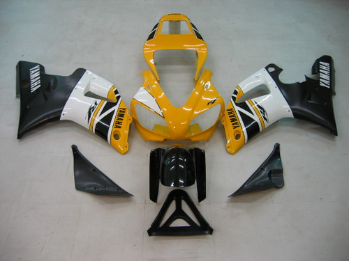 Fairings Yamaha YZF-R1 Yellow White Black R1 Racing (1998-1999) Fairings Yamaha YZF-R1 Yellow White Black R1 Racing (1998-1999)