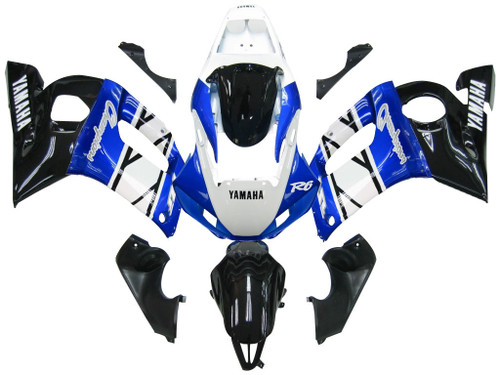 Fairings Yamaha YZF-R6 Blue Black Champions R6 Racing (1998-2002)