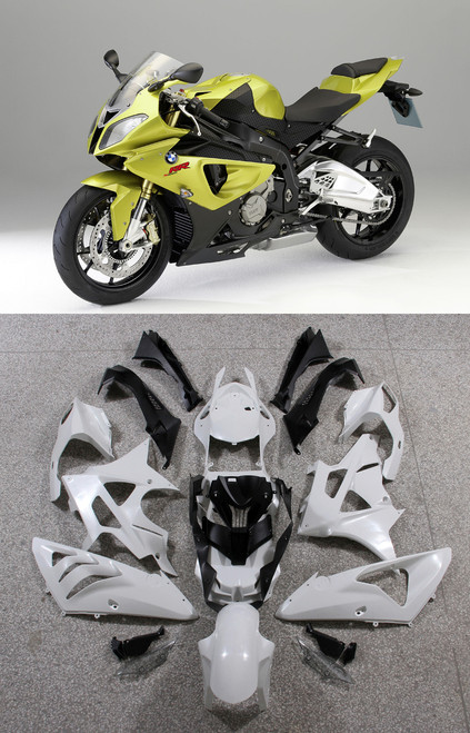 Fairings BMW S1000RR Acid Green Metallic SRR Racing (2009-2014)