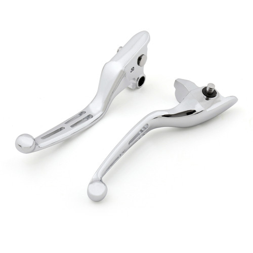 Vent Style Brake Clutch Levers Set Street Glide FLHX (2008-2013) Chrome Vent Style Brake Clutch Levers Set Street Glide FLHX (2008-2013) Chrome