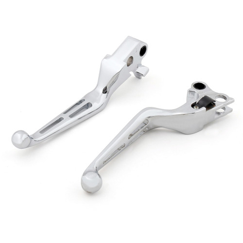 Vent Style Brake Clutch Levers Set Dyna and Touring (1996-2007) Chrome Vent Style Brake Clutch Levers Set Dyna and Touring (1996-2007) Chrome