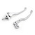 OEM Style Brake Clutch Levers Set Suzuki SV650S (2001-2007) Chrome OEM Style Brake Clutch Levers Set Suzuki SV650S (2001-2007) Chrome