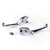 Skull Style Brake Clutch Levers Set Harley Davidson Ultra Classic Electra Glide Police Special FLHTCUI 2006 Chrome