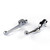 Skull Style Brake Clutch Levers Set Harley Davidson Super Glide Custom FXDCI (2005-2006) Chrome