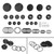 Upper Frame Plugs Caps Covers Set Billet Aluminum For BMW R1200GS ADV LC 13-19 Upper Frame Plugs Caps Covers Set Billet Aluminum For BMW R1200GS ADV LC 13-19