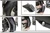 Front Fender Extender Mudguard Cowl Cover For BMW R1200GS (13+) R1200GSA (14+) Black