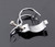 Adjustable Turn Signal Relocation Fork Clamps 33/39/41/45mm Universal, Chrome