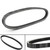 Drive Belt 59011-1078 For Kawasaki KAF950 Mule 2510 Diesel (00-02) 3010 Diesel 4X4 (03) Black