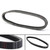 Drive Belt 0627-048 For Polaris 600 Dragon IQ, HO RMK, Pro-RMK, 800 900 RMK, 340 500 550 600 700 Classic, 700 Dragon,Black
