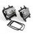 Front Bumper Fog Lights Plastic Lens Kit for BMW E30 3-Series Sedan (85-93) Clear
