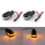 Bar End Turn Signals LED Indicator Amber Handlebar End Mount Blinker Bar End Turn Signals LED Indicator Amber Handlebar End Mount Blinker