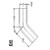 Elbow 45 Degree 90mm 60mm Silicone Pipe Hose Coupler Intercooler Turbo Intake