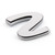 S Letter Benz Rear Boot Tailgate Emblem Badge Decal Universal, Red