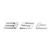 Letter 35T Sticker Rear Decal Emblem for Jaguar F-PACE, Chrome