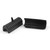 Rubber Grommets Support Cushion Harley Touring Glide Hard Saddle Bag, Black