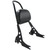Sissy Bar Luggage Rack Seat Backrest Pad For Street 500 XG500 15-18 750 XG750 14-18 Black