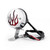 Fire Rear Taillight Brake Red Flame Light For Harley Cafe Racer Bobber, Chrome