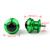 Pair 6mm Swingarm Sliders Spools For Yamaha MT01 MT09 YZF-R3 R1 MAX 530 Green