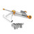 Steering Damper Stabilizer Kawasaki ZX6R (2007-2008) ZX 6R Silver Generic Steering Damper Stabilizer Kawasaki ZX6R (2007-2008) ZX 6R Silver Generic